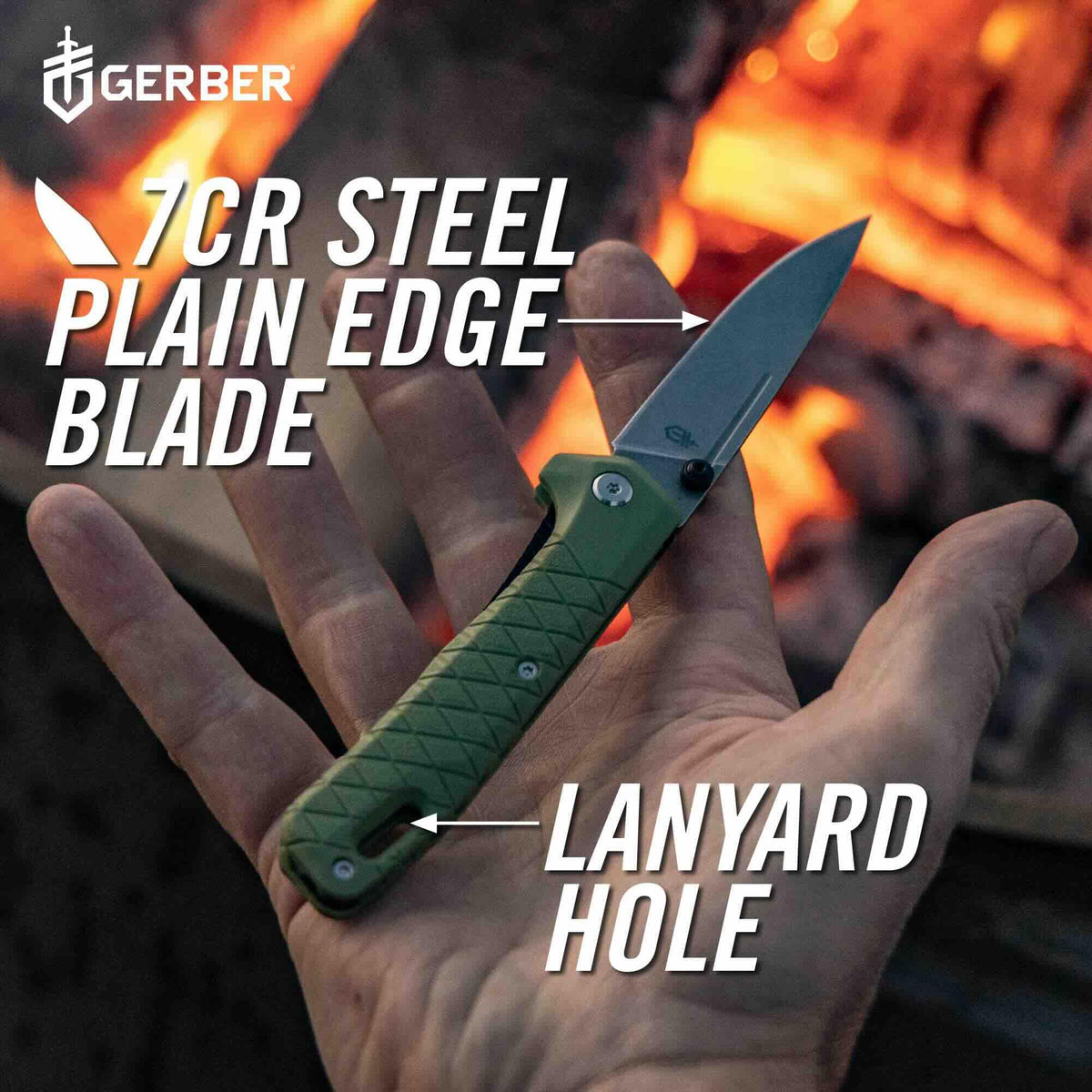 Gerber Zilch exposed barrel construction adds rugged character.