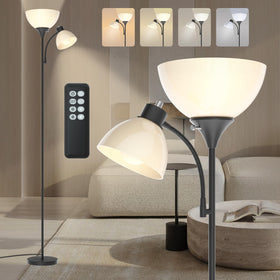 GERGO Led Floor Lamp with a stable base ensures safe, steady lighting in any room.