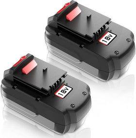 GERIT BATT upgraded 3600mAh PC18B front view for Porter Cable tools.