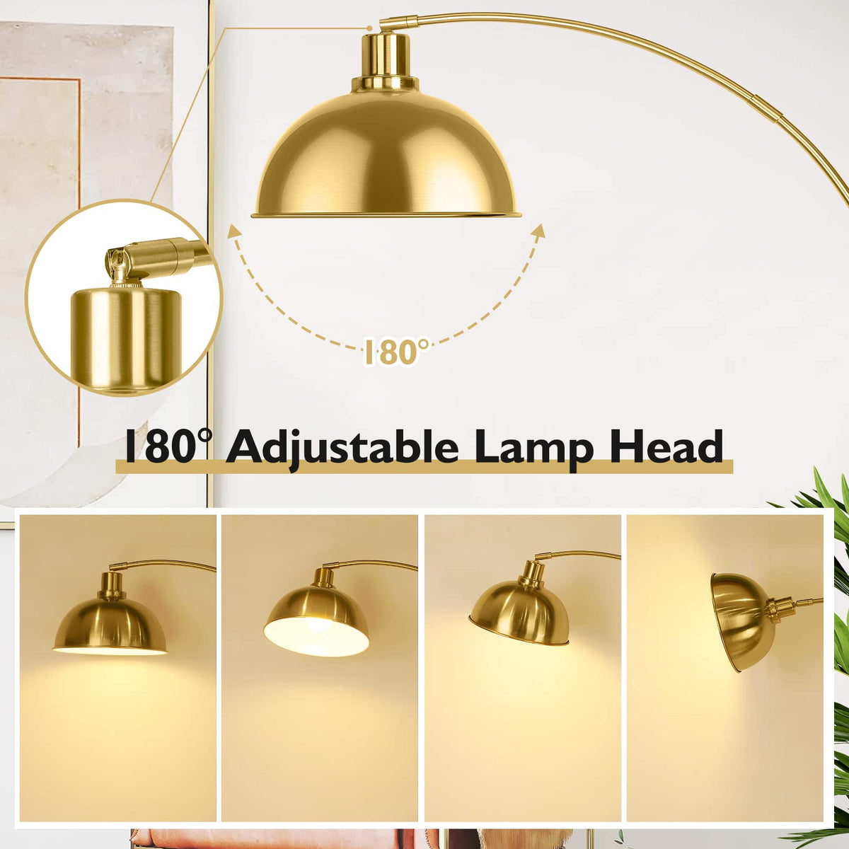 Gernehop heavy base keeps the floor lamp stable around kids and pets