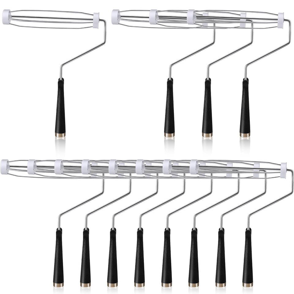 Gerrii 12-pcs 9-inch roller pack for walls, durable coverage.