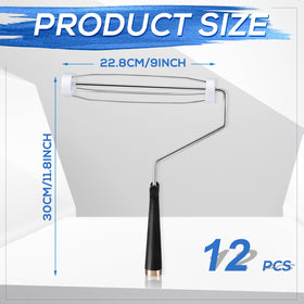 Gerrii 5-wire 9-inch frame offers stable contact for smooth results.