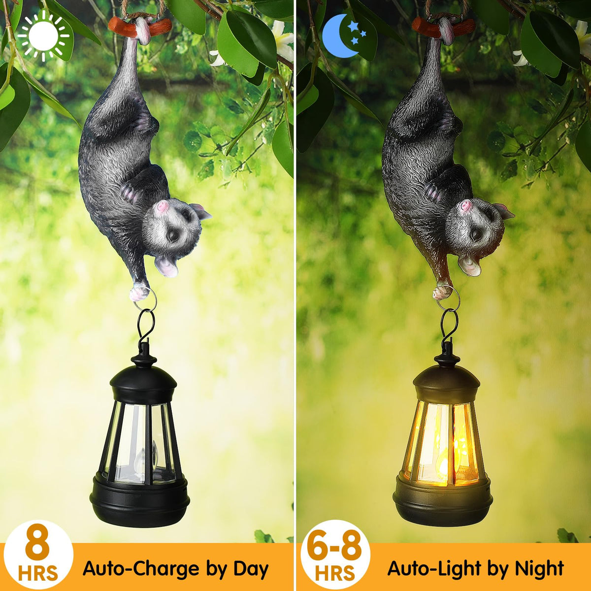 Gerrii possum LED lantern close-up highlighting warm glow for nights