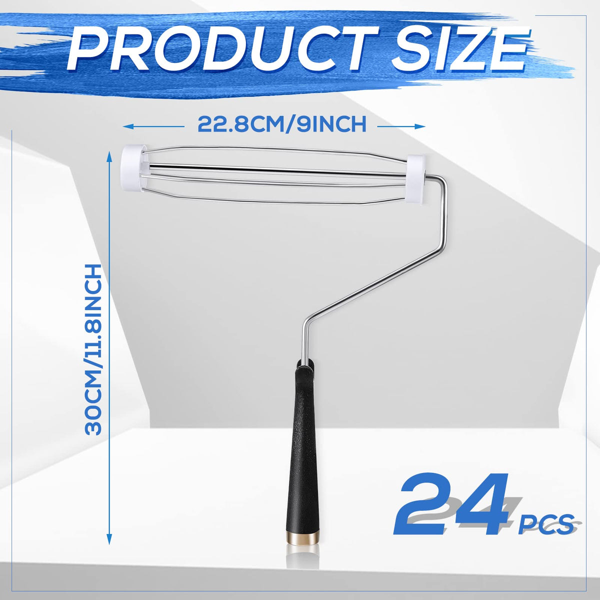 Gerrii 5-wire frame design provides stable contact across surfaces.