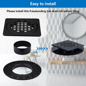 Gertrdti ABS collar and ring provide secure, adjustable fit