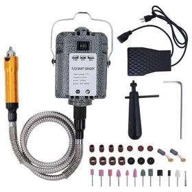 GESD 1000W flex-shaft tool front view for precise carving and finishing.