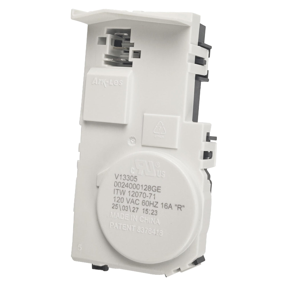 Gesleben WH01X29528 door lock closeup for GE washers, durable performance.