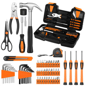 GETFOO 58-piece tool kit case showing organized tools for quick home fixes