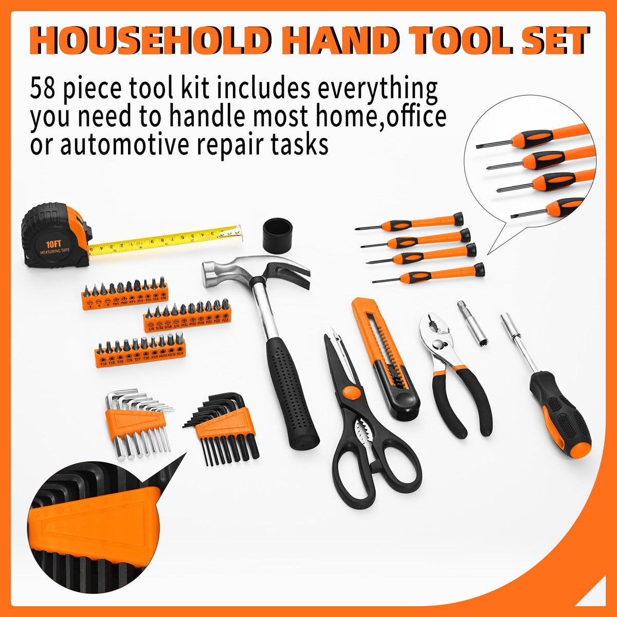 GETFOO 8oz claw hammer ready for hanging items and carpentry