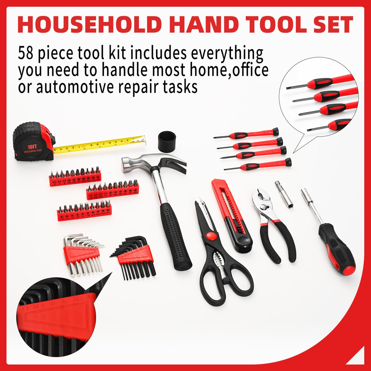 GETFOO 8oz claw hammer for furniture assembly.