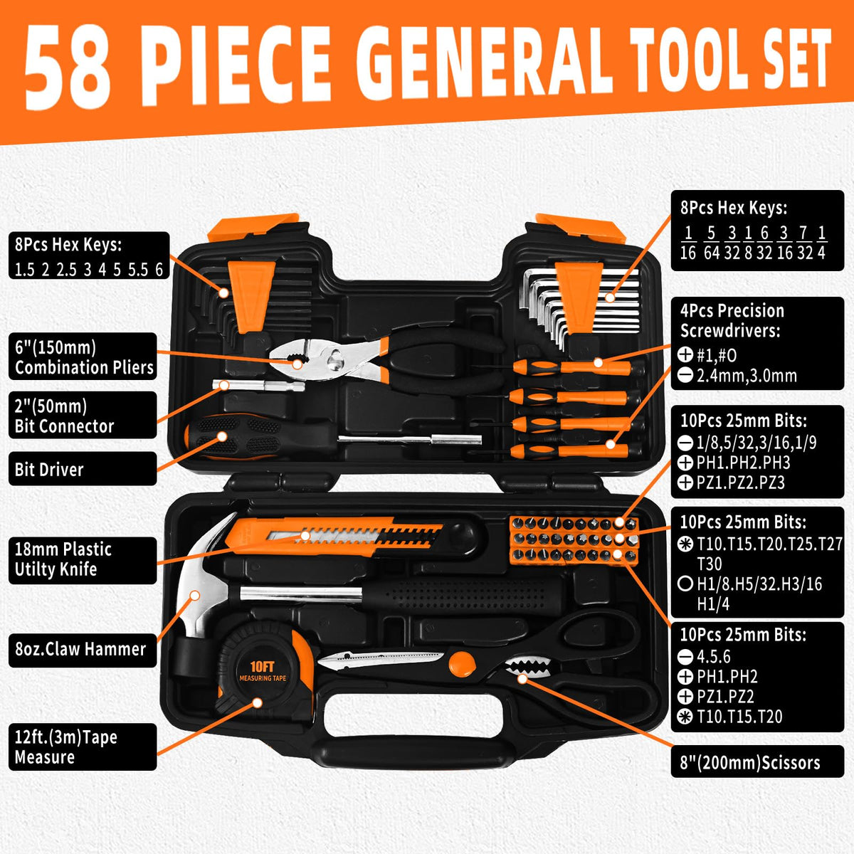 GETFOO screwdriver bits set for versatile DIY projects