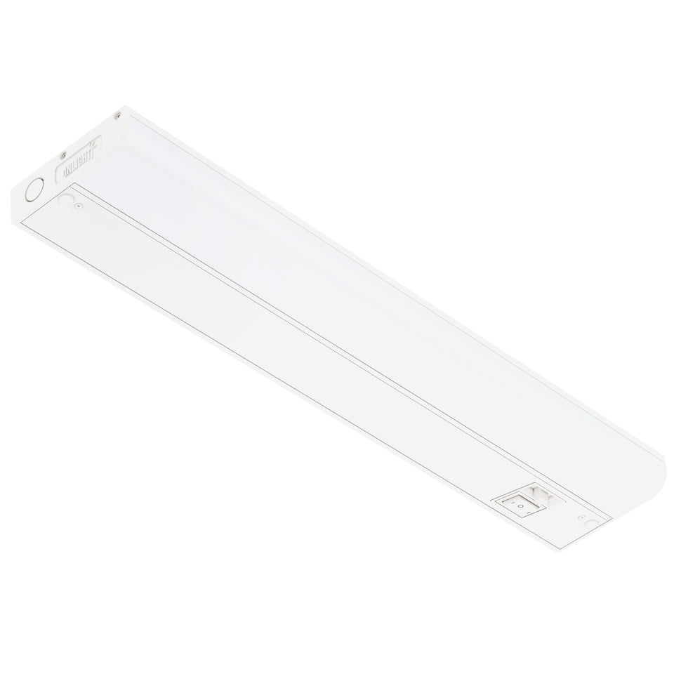 GETINLIGHT 18-inch under-cabinet LED light, hardwired, seamless kitchen task lighting.