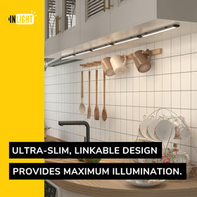 GETINLIGHT daylight 5000K output highlights countertops with clear, neutral illumination