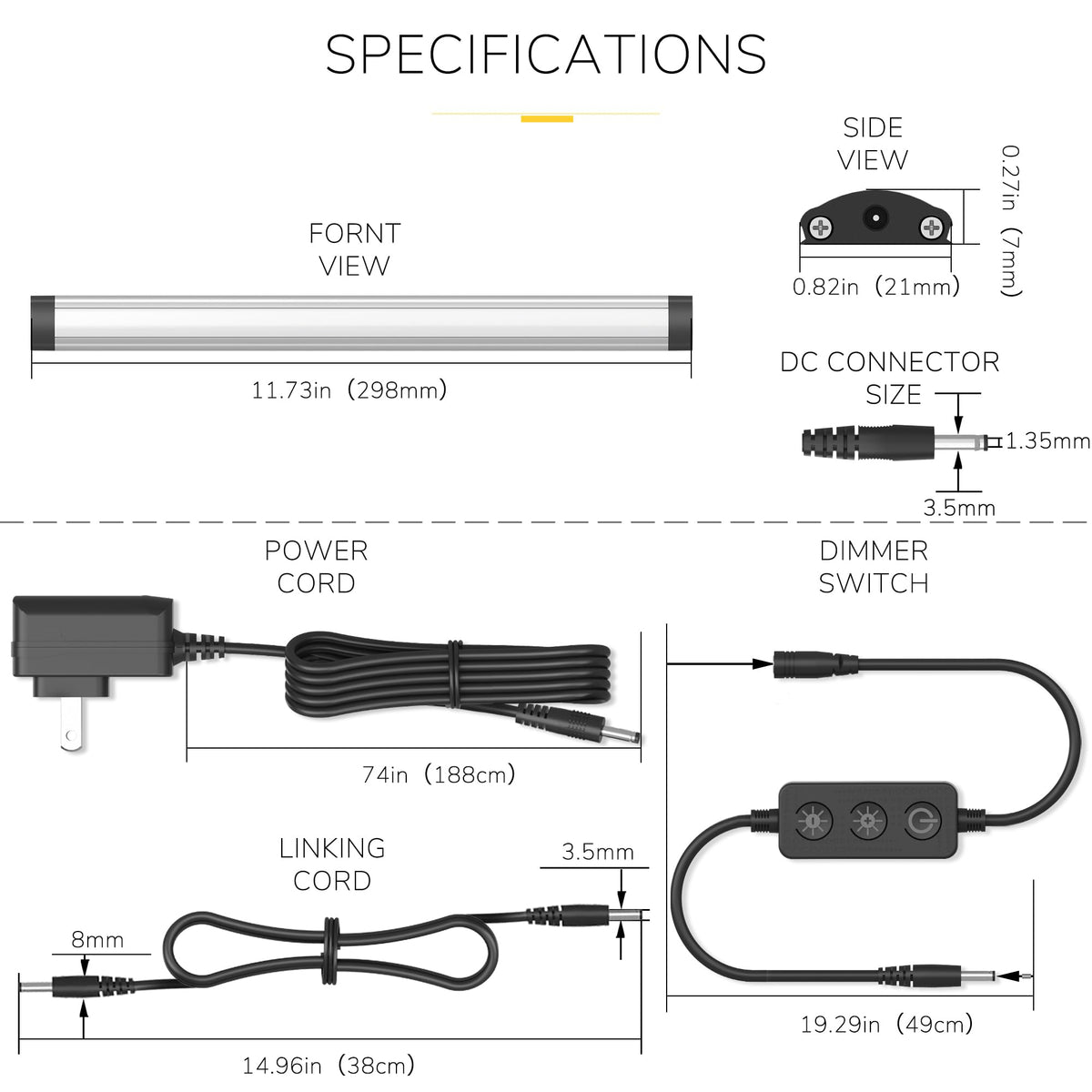 GETINLIGHT ETL-listed safety icon confirms reliable home use