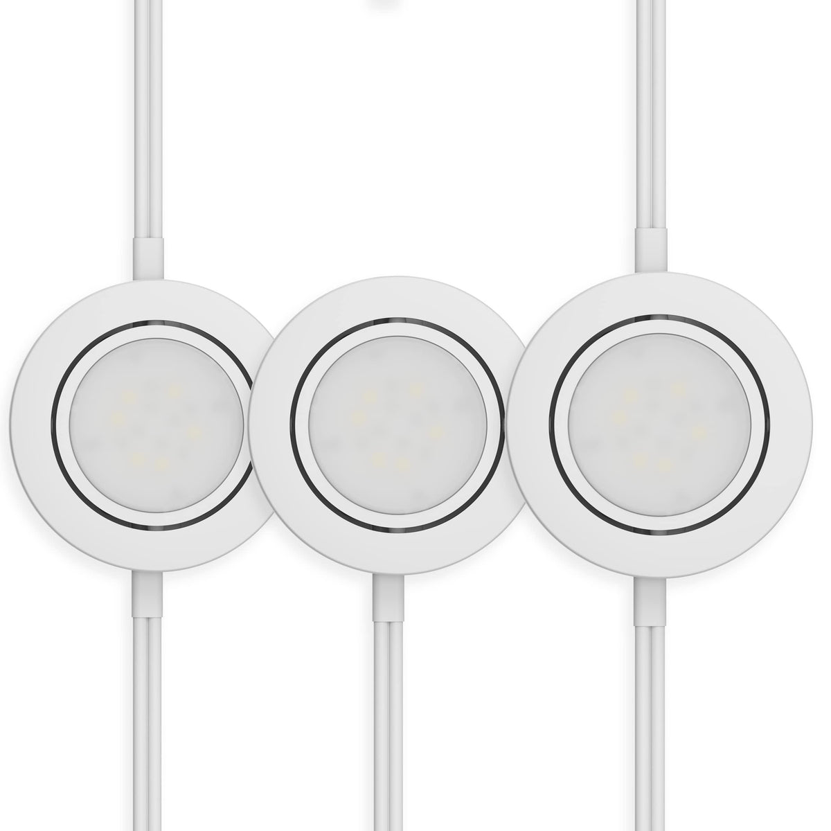 Getinlight puck light with 2.75-inch profile for under-cabinet lighting.