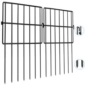 Getlay Animal Barrier Fence assembly demonstrates quick setup for yard protection