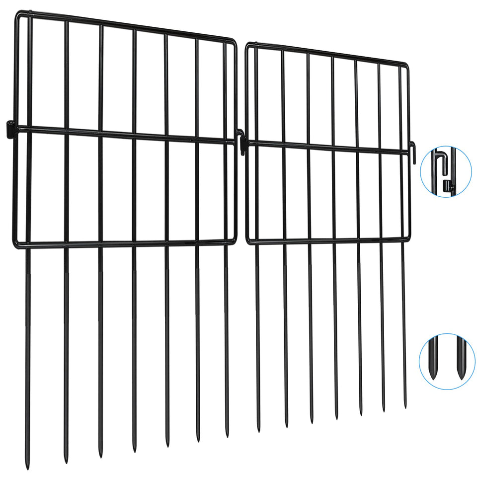 Getlay Animal Barrier Fence assembly demonstrates quick setup for yard protection