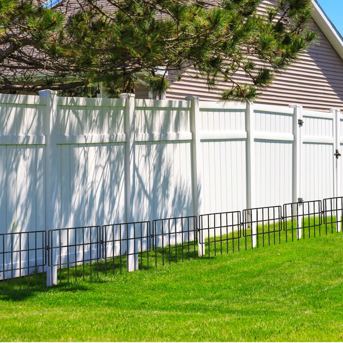 Getlay dog rabbit garden protection fence secures borders for pets