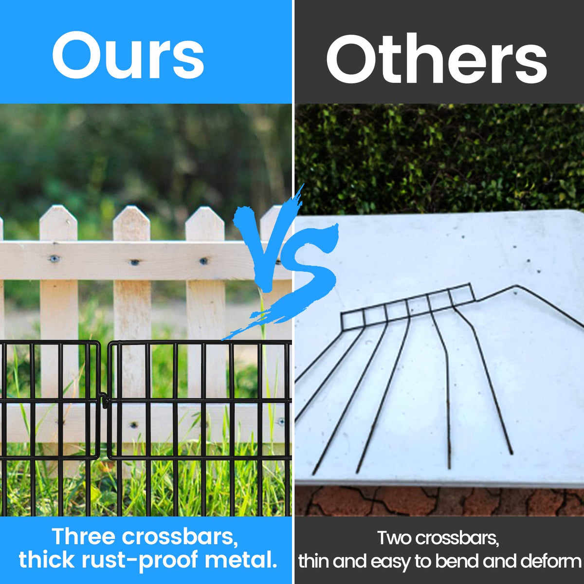 Getlay multi-purpose garden fence border adapts as a decorative perimeter