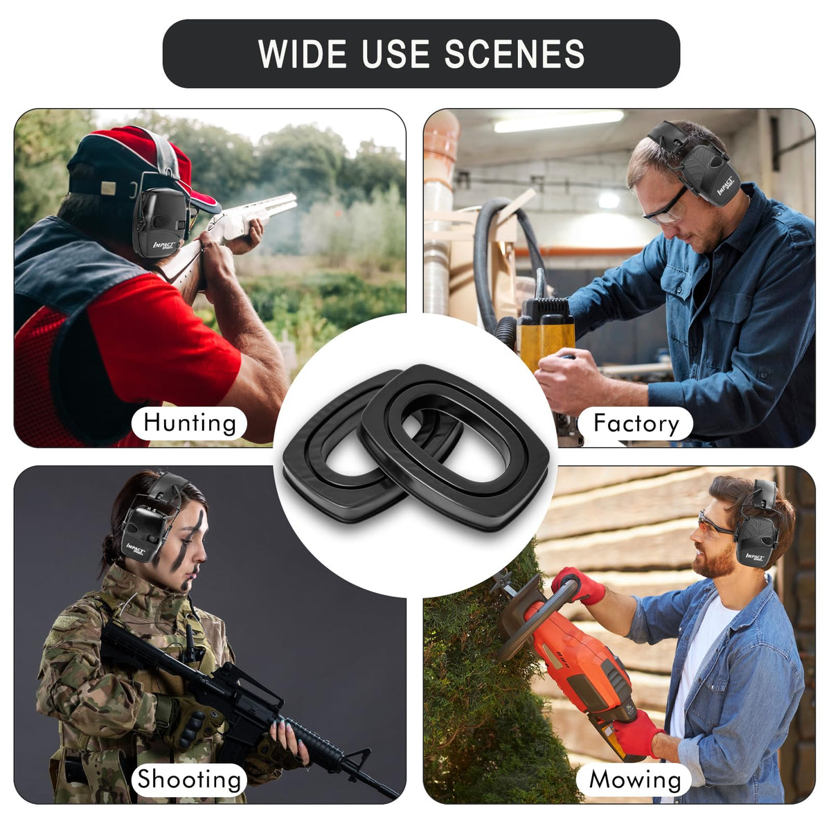GEVO gel ear pads include clear installation resources and a 1-year warranty.