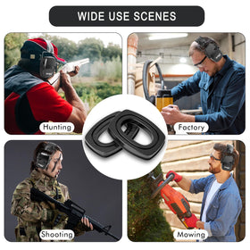 GEVO gel ear pads include clear installation resources and a 1-year warranty.