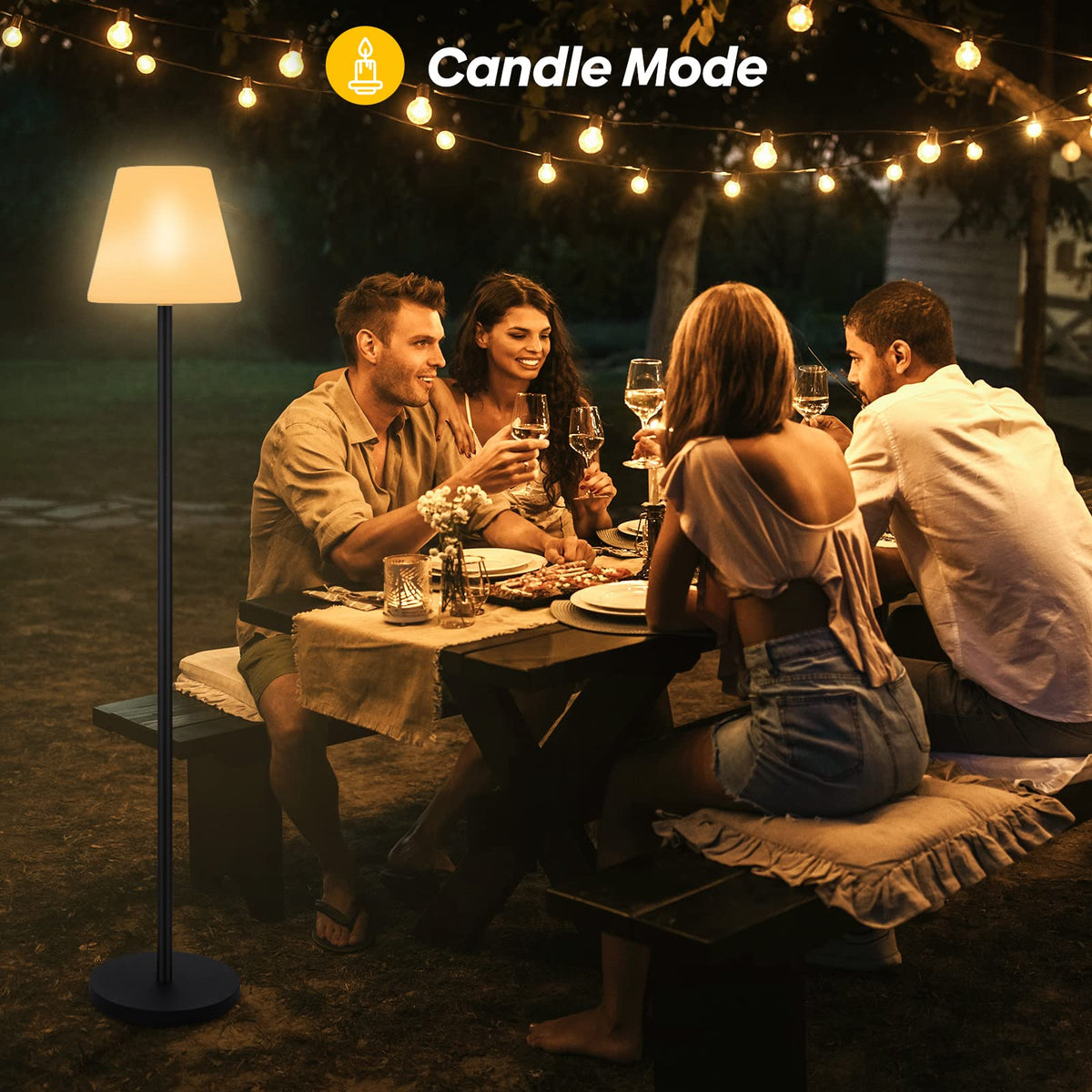 Gewiny remote control lets you dim and change colors from a distance.