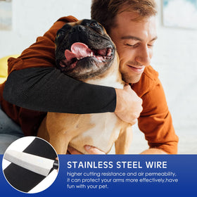 Geyoga arm protection sleeves easy care with hand or machine washing.