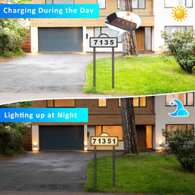 GEYUEYA Home IP65 waterproof address plaque built to endure weather
