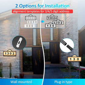 GEYUEYA Home two-pole mounting for stable placement on wall or ground