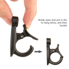 GEZIDEA Elrswy screw-in hanger showing secure attachment and easy opening