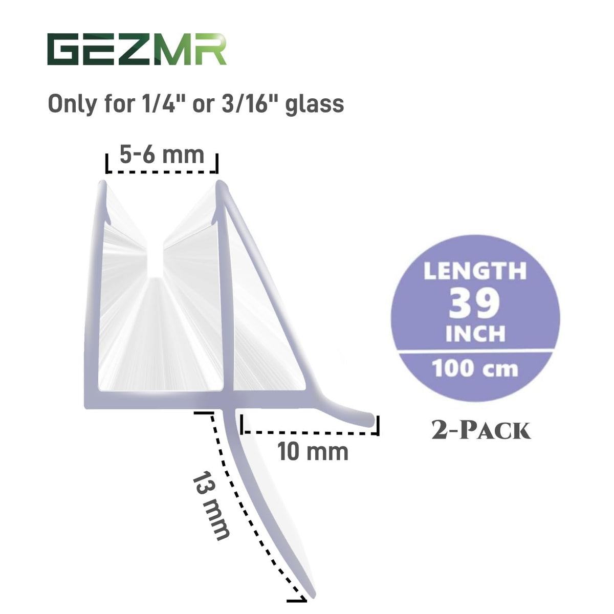 GEZMR drip rail 45-degree guides water away from frame to prevent pooling