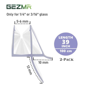 GEZMR drip rail 45-degree guides water away from frame to prevent pooling