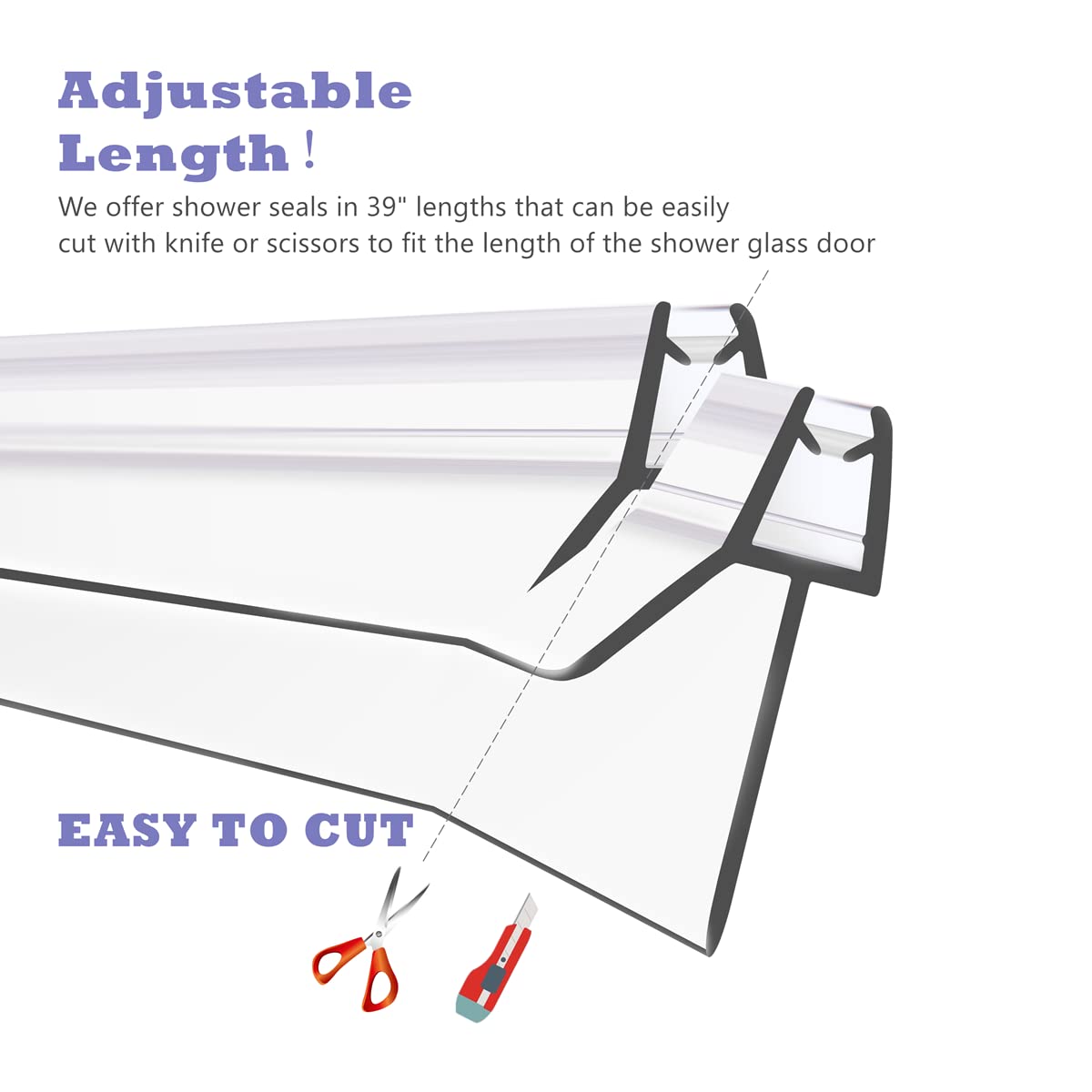 GEZMR easy install shower seal enables quick upgrades