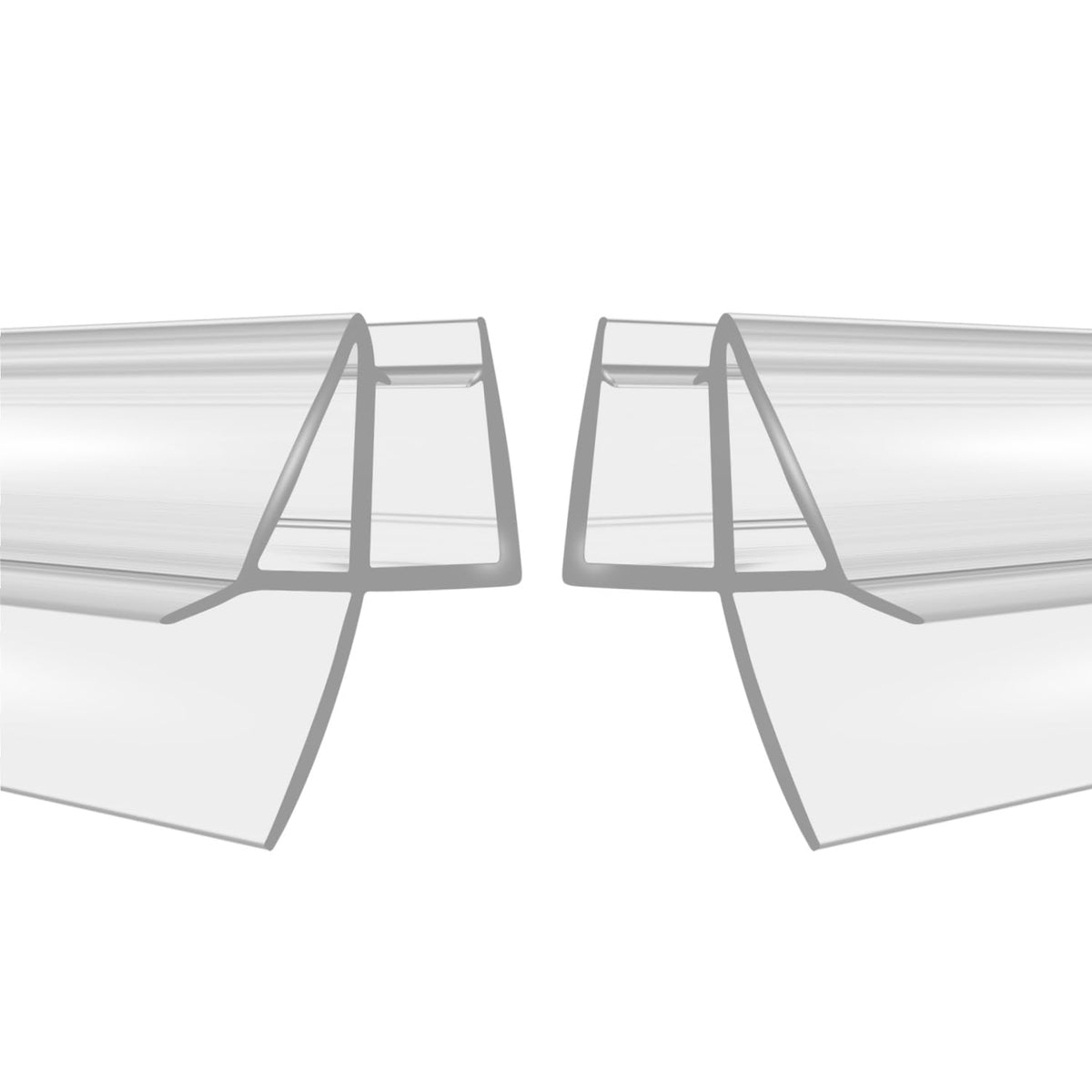 GEZMR shower door bottom seal 39-inch blocks water leaks for frameless doors