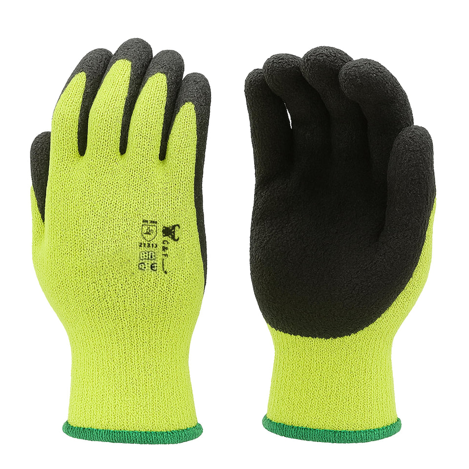 G and F 1516 gloves with textured palm for precise tool handling.