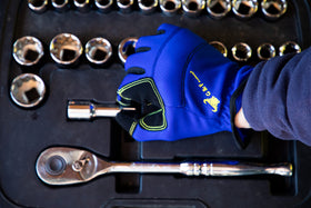 G & F Products breathable back design keeps hands cool during long wear.