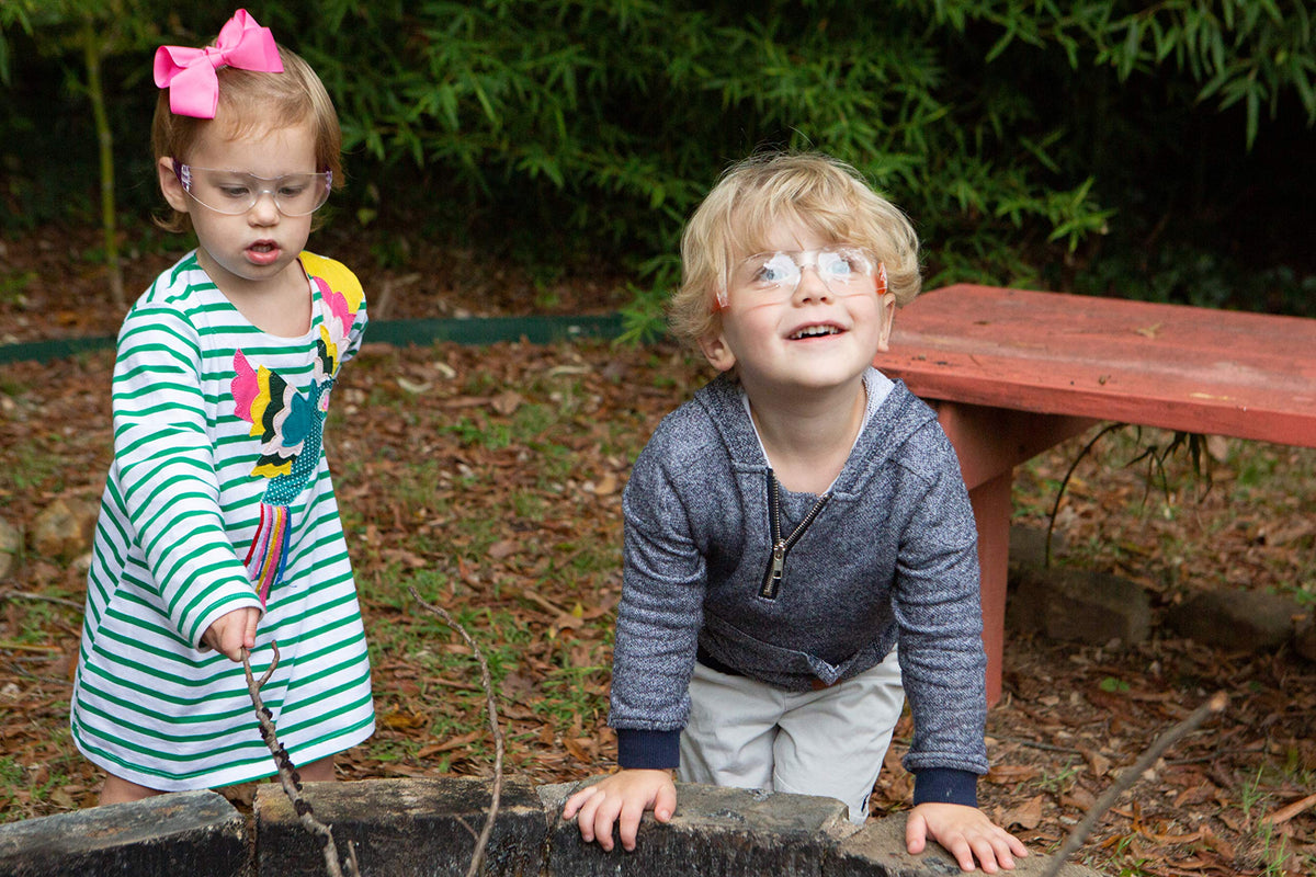 GF Products scratch-resistant lenses stay clear through crafts and sports.
