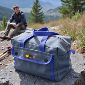 G & F Products waxed canvas duffle bag durable construction for contractors and travelers