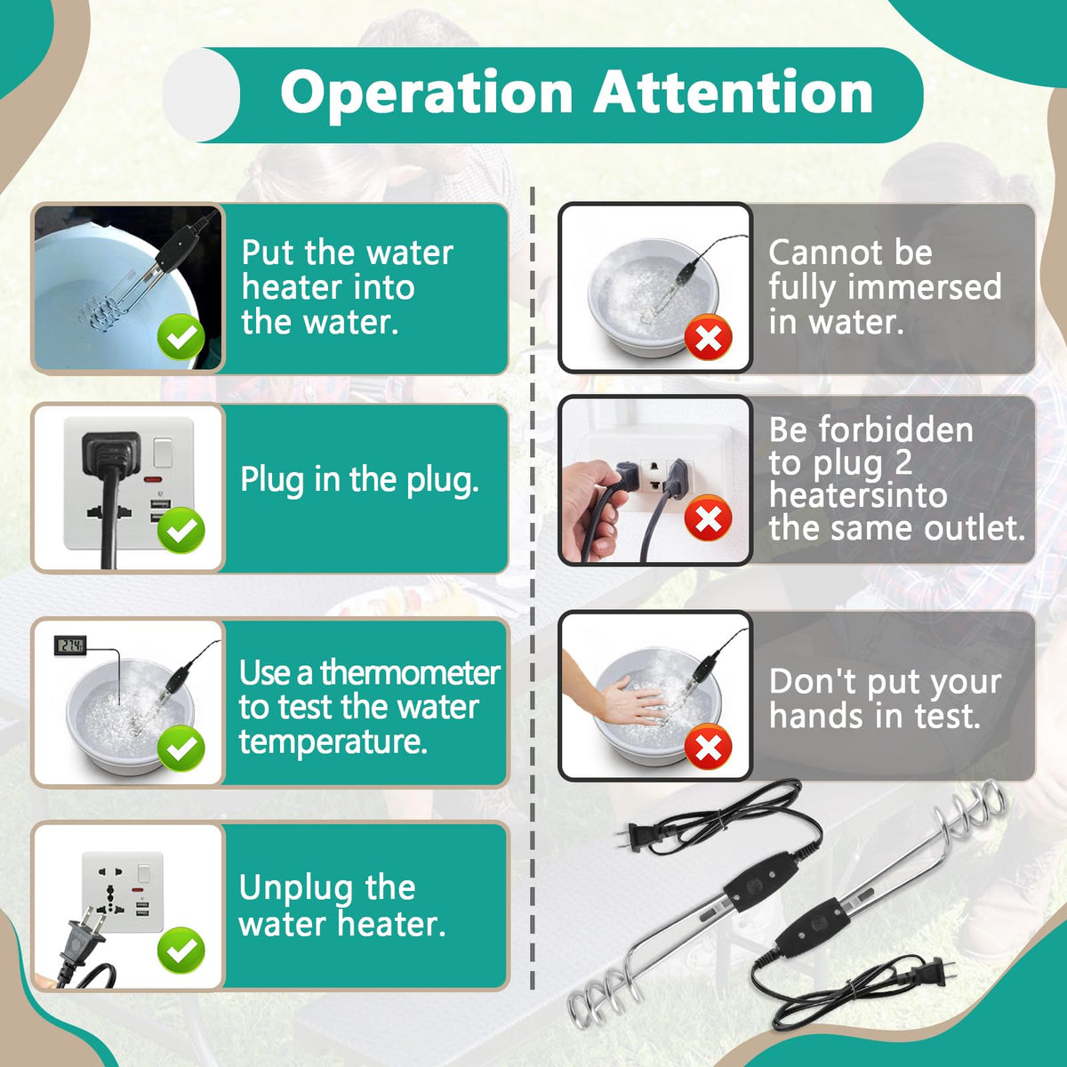 Gfdoso immersion heater safety tips for safe operation and placement