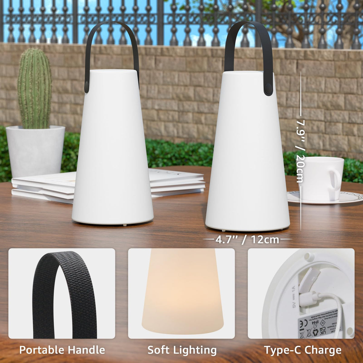 GGII garden lantern creates colorful ambient light for outdoor gatherings