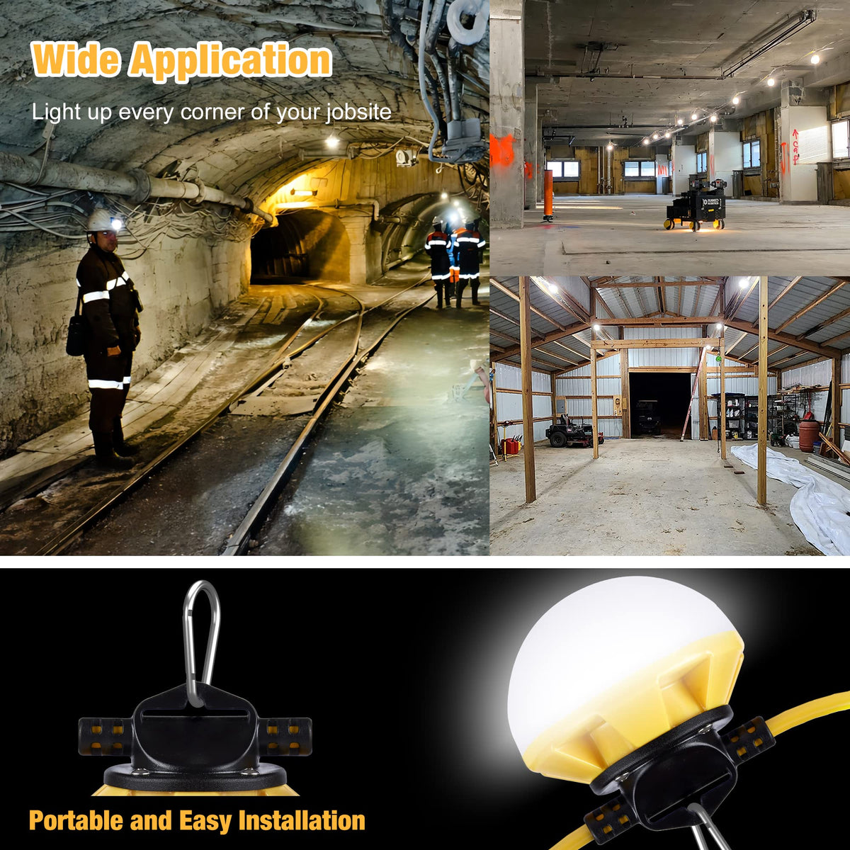 G GJIA four-set daisy-chain option enables flexible layout on site projects.