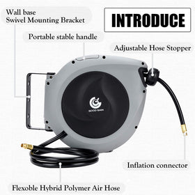 G GOOD GAIN 180-degree swivel mount for flexible placement.