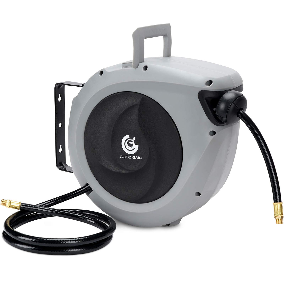 G GOOD GAIN air hose reel retractable 50ft for an organized workspace.