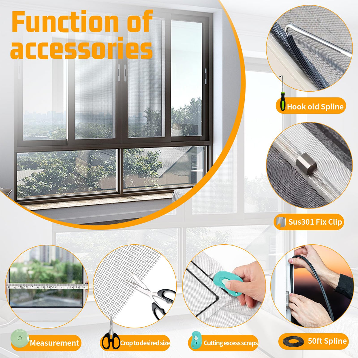 Ghguole screen support clips for secure, reusable mounting