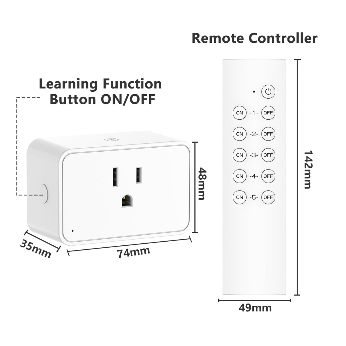 G-Homa multiple outlets expandable system for broader control
