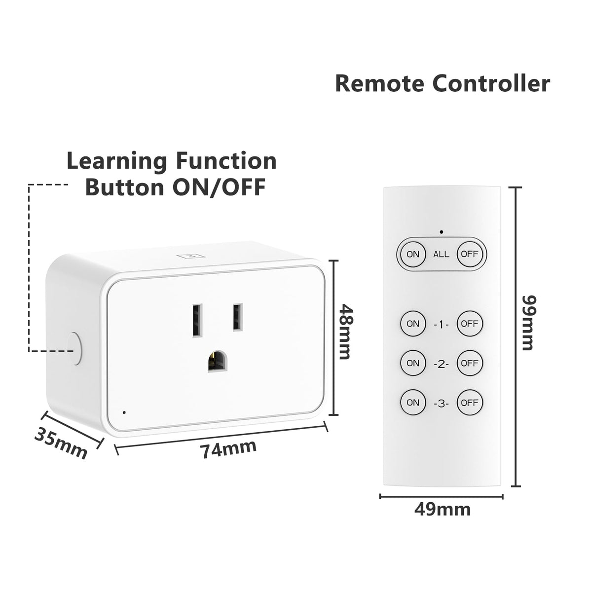 G-Homa outlets powering lamps, AC, and heater for comfort.