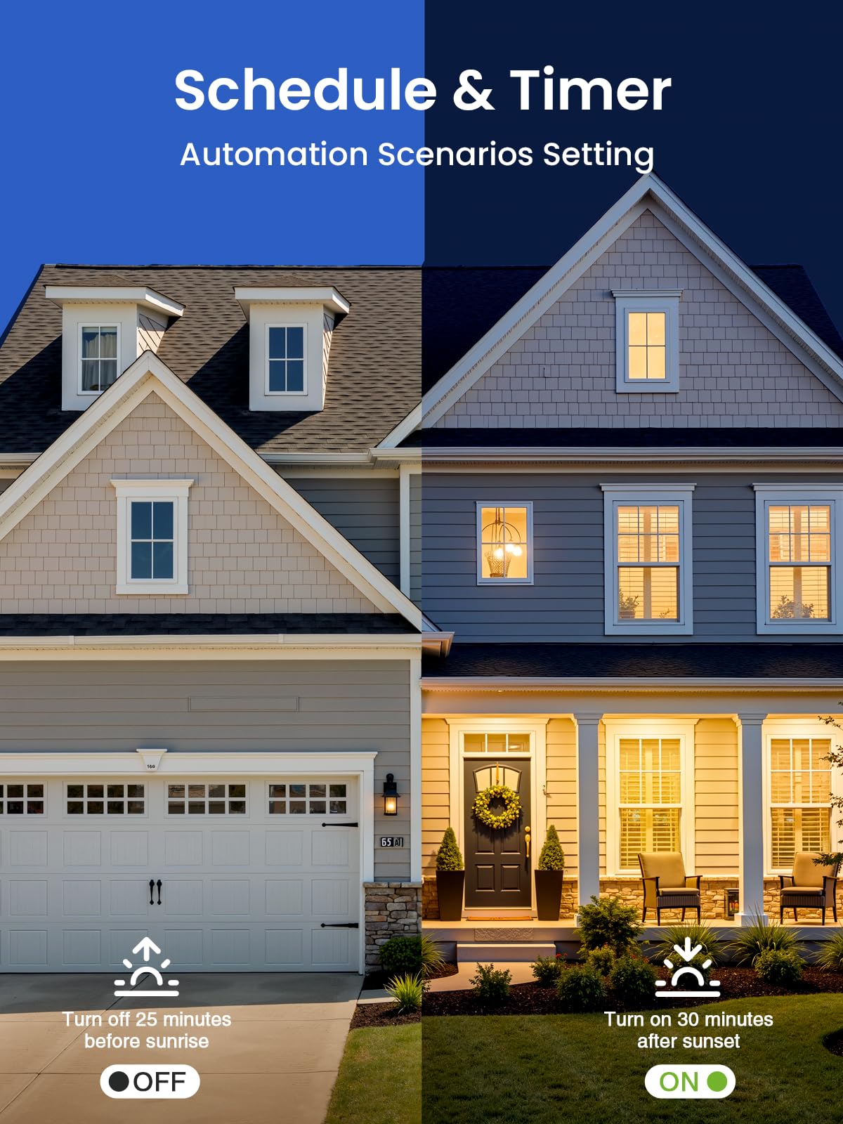 GHome Smart app remote control and group lighting.