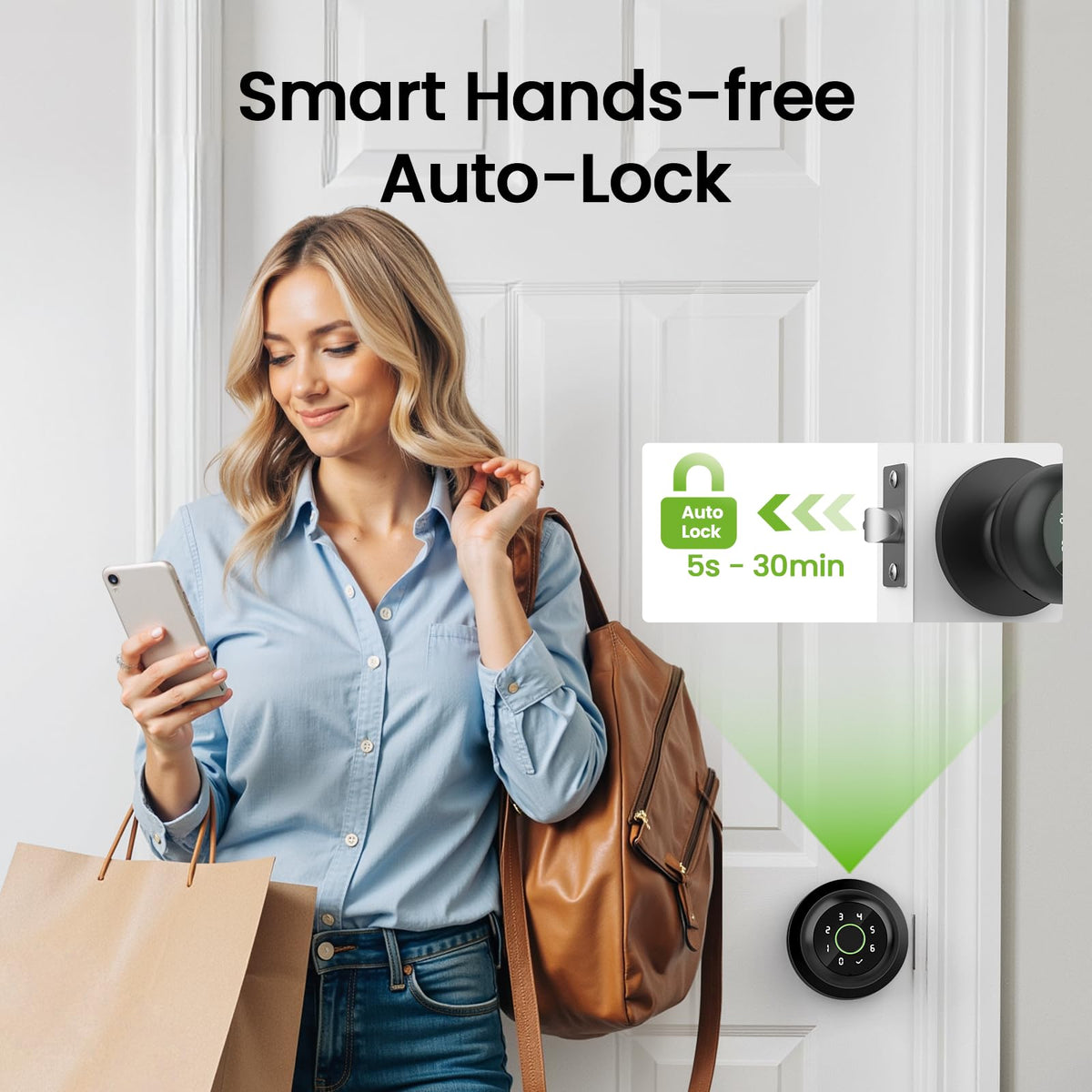 GHome Smart auto-lock function ensuring post-use security