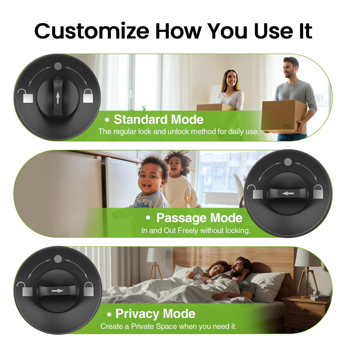 GHome Smart biometric recognition shows fast unlock in seconds