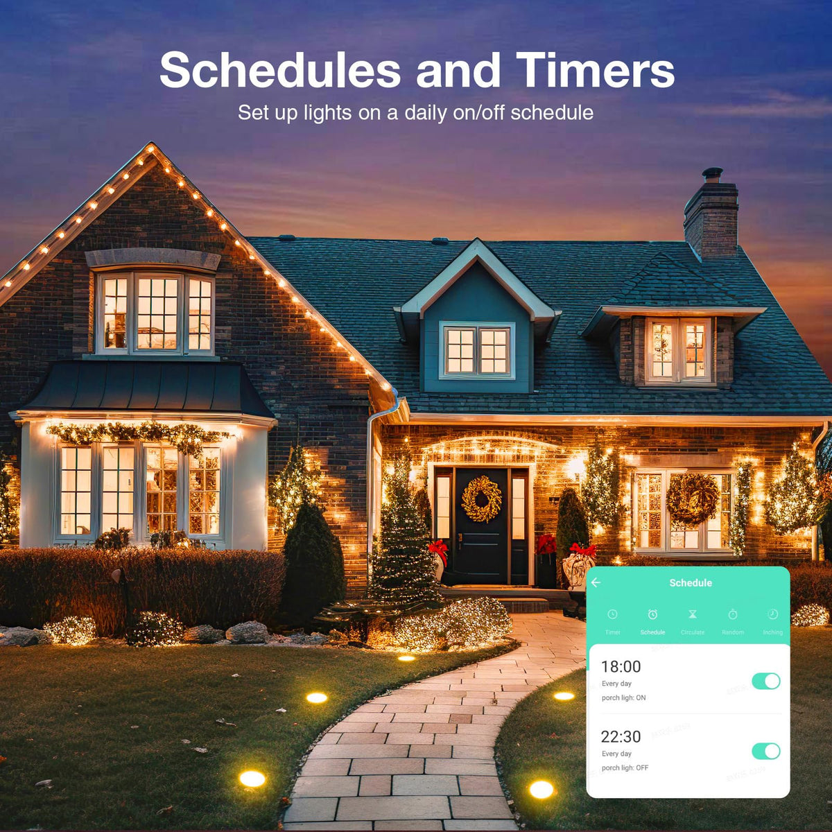 Long-range 2.4 GHz Wi‑Fi on GHome Outdoor Plug for stable outdoor connectivity